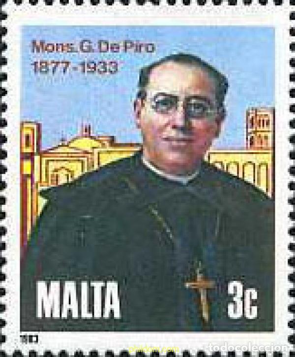 Sellos: 164144 MNH MALTA 1983 50 ANIVERSARIO DE LA MUERTE DE MONSE&Ntilde;OR GIUSEPPE DE PIRO (1877-1933)