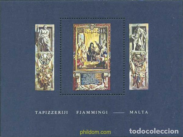 Sellos: 164091 MNH MALTA 1980 TAPICERIA FLAMENCA
