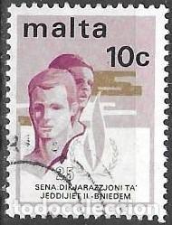 Sellos: SELLO USADO DE MALTA 1973, YT 479