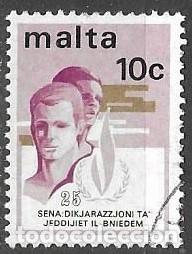 Sellos: SELLO USADO DE MALTA 1973, YT 479