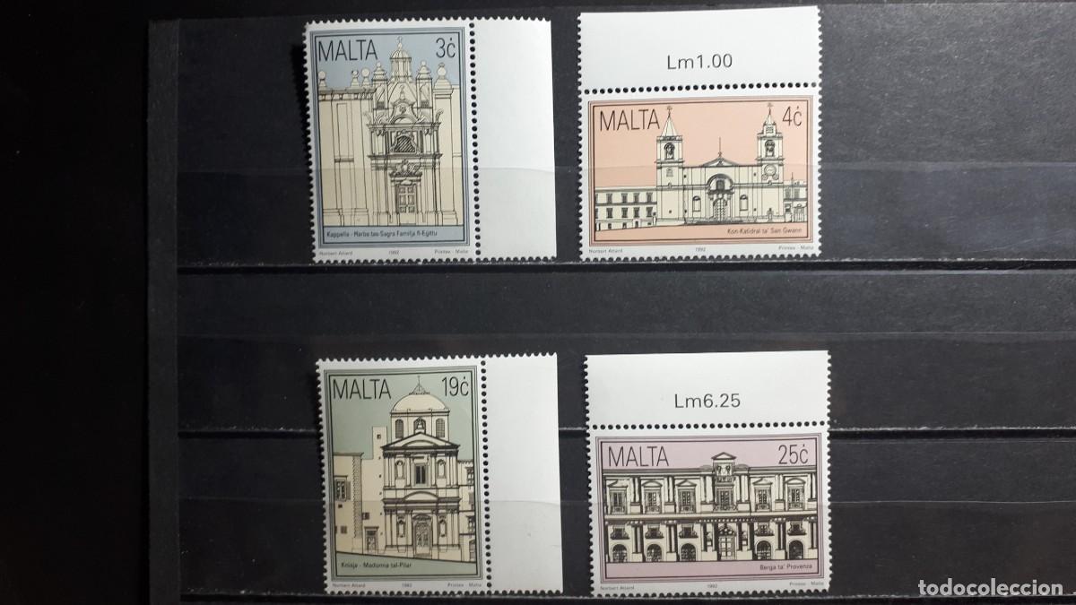 Sellos: MALTA. A&Ntilde;O 1992. **. YVERT 872/5