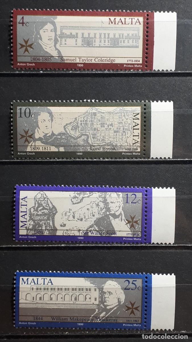 Sellos: MALTA. A&Ntilde;O 1990. **. YVERT 816/9