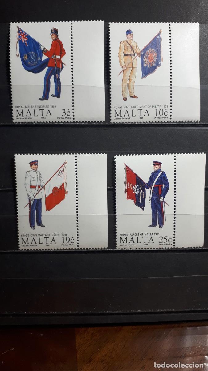 Sellos: MALTA. A&Ntilde;O 1991. **. YVERT 838/41