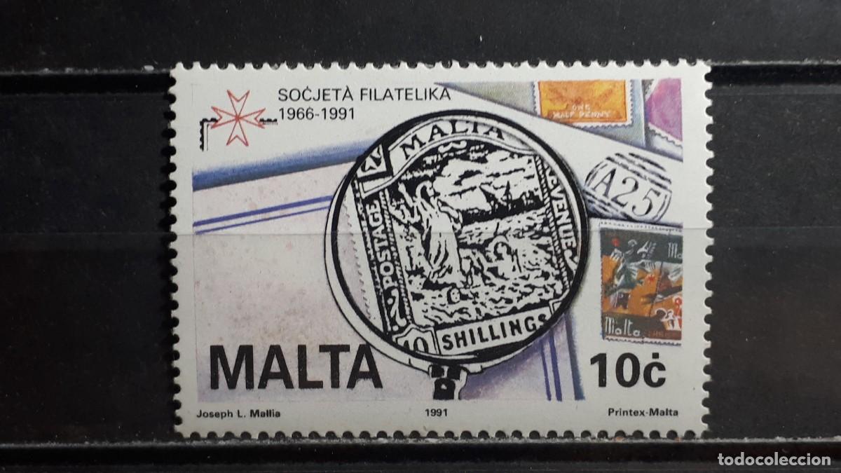 Sellos: MALTA. A&Ntilde;O 1991. **. YVERT 832