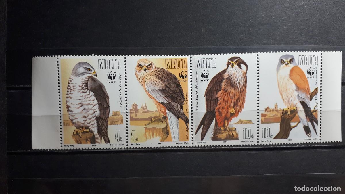 Sellos: MALTA. A&Ntilde;O 1991. **. YVERT 843/6