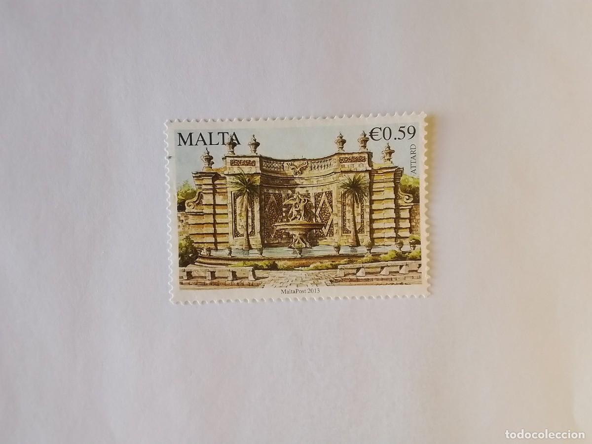 Sellos: A&Ntilde;O 2013 MALTA SELLO USADO