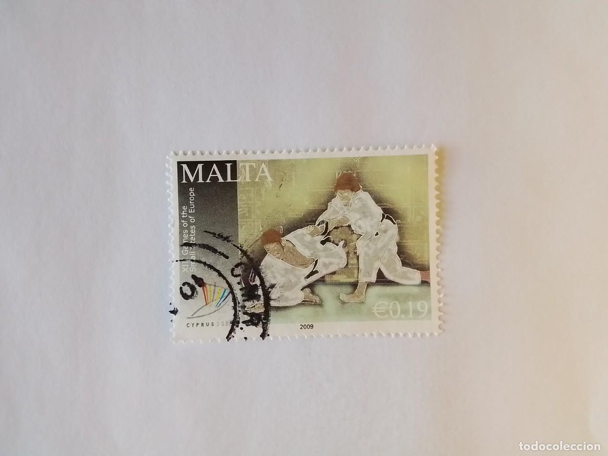 Sellos: A&Ntilde;O 2009 MALTA SELLO USADO
