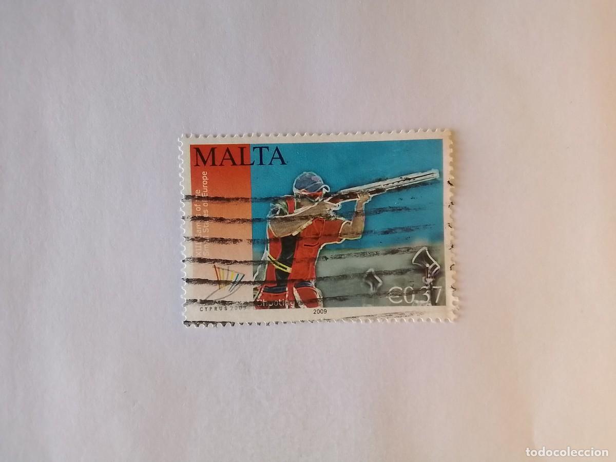 Sellos: A&Ntilde;O 2009 MALTA SELLO USADO