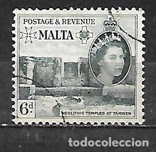 Sellos: 1956: Templos de Tarxien (usado)