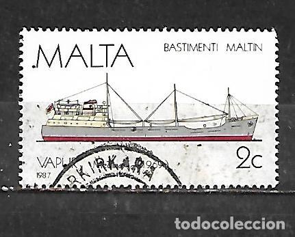 Sellos: 1987: Historia de la navegaci&oacute;n maltesa - Medina. 1969 (usado)