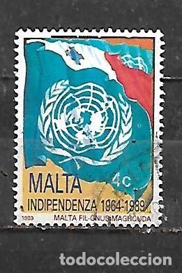 Sellos: 1989: 25&ordm; Aniversario de la independencia - Bandera de las Naciones Unidas (usado)