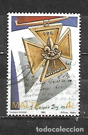 Sellos: 1993: Scouts - Medalla al valor (usado)