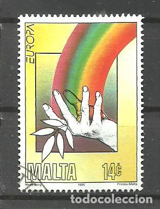 Sellos: MALTA 1995 - YVERT NRO. 929 - USADO - Foto 1