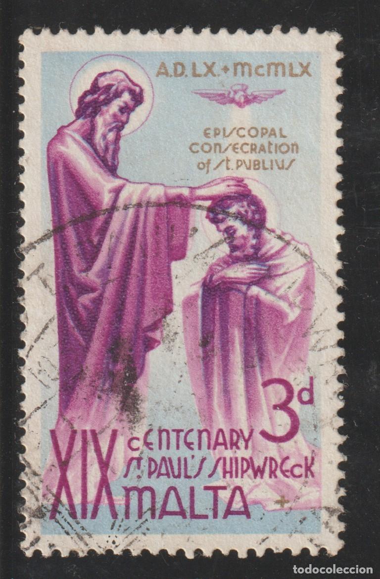 Sellos: MALTA // YVERT 269 // 1960 ... USADO - Foto 1