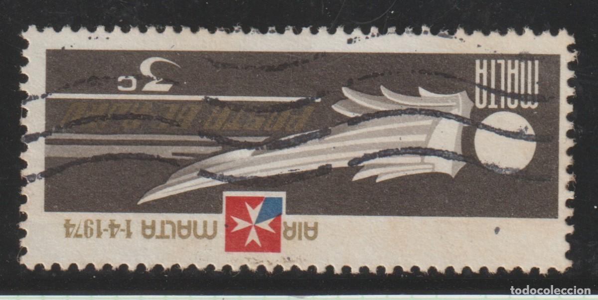 Sellos: MALTA // YVERT 2 AEREO // 1974 ... USADO - Foto 1