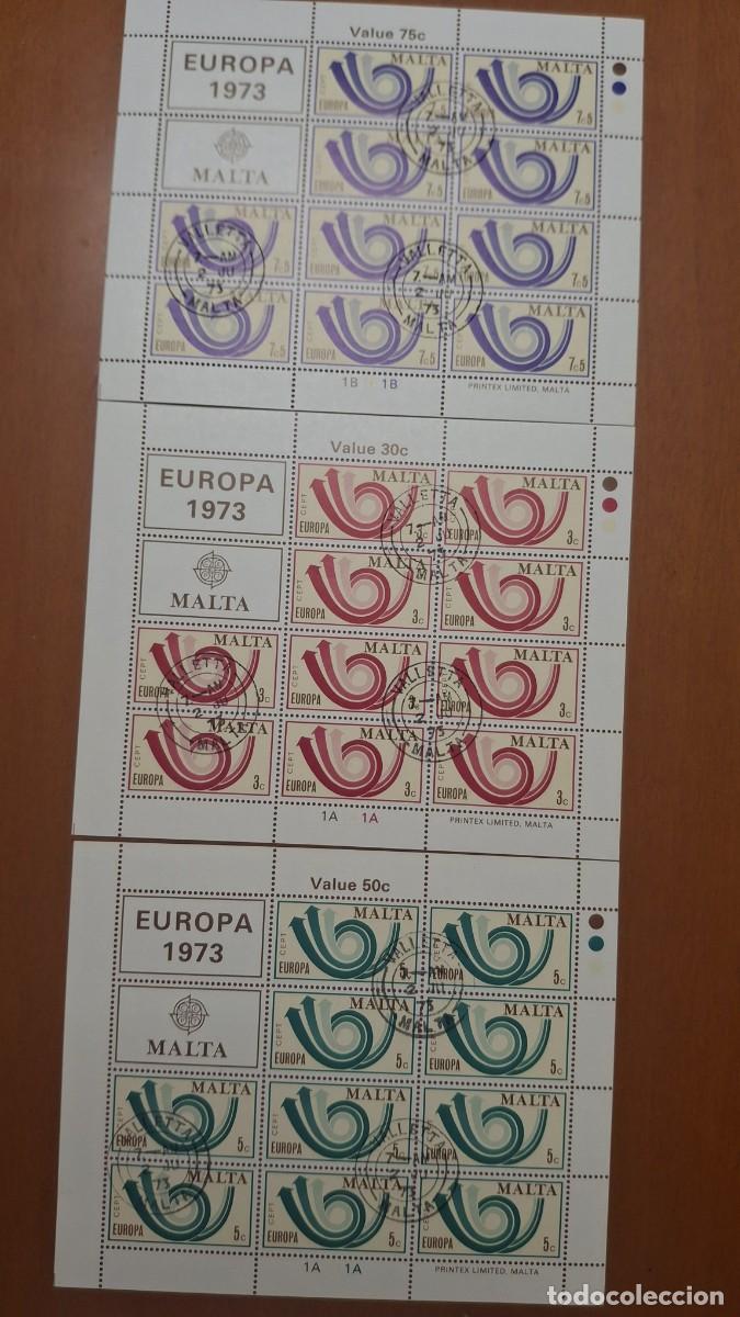 Francobolli: HB64 HOJITAS BLOQUE de MALTA en usado ideal para tematicas (leer descripcion)