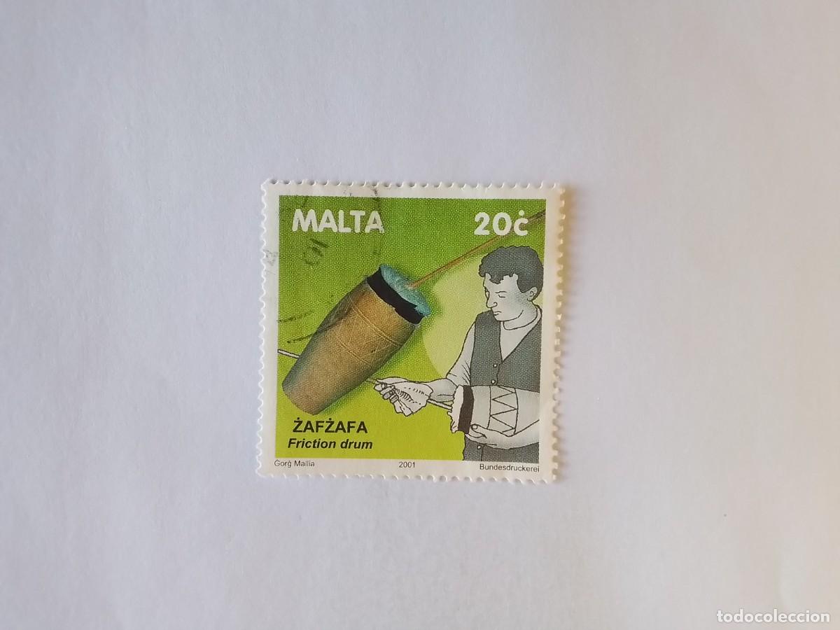 Sellos: A&Ntilde;O 2001 MALTA SELLO USADO