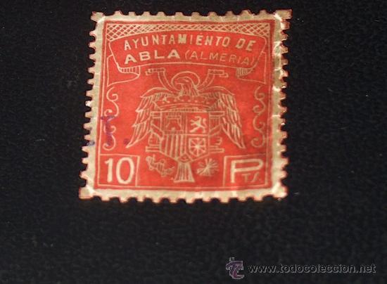Sellos: Sello Municipal Ayuntamiento Abla - Foto 1