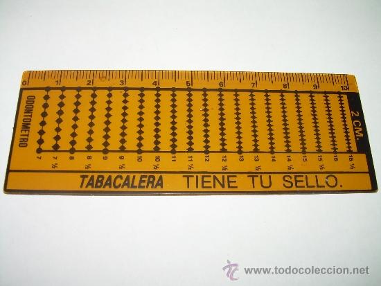 Sellos: MUY ANTIGUO ODONTOMETRO DE CELULOIDE.....TABACALERA. - Foto 5