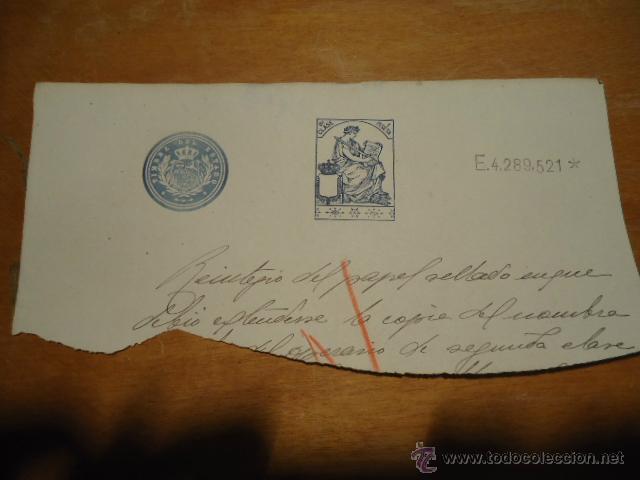 Sellos: PAPEL TIMBRADO SELLO SIGLO 19 - Foto 1