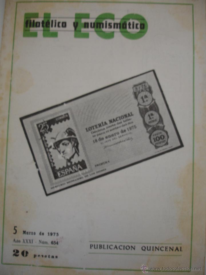 Sellos: EL ECO FILATELICO. 1975 - Foto 1