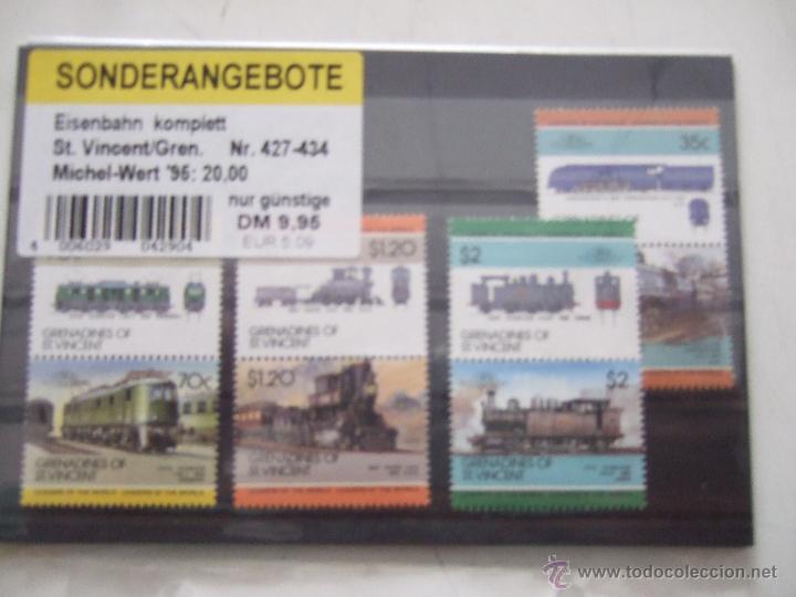 Sellos: BLOQUES DE SELLOS TRENES - Foto 1