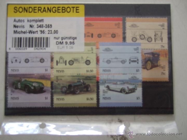 Sellos: BLOQUES DE SELLOS COCHES - Foto 1