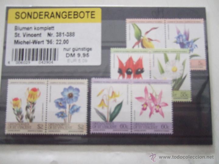 Sellos: BLOQUES DE SELLOS FLORES - Foto 1