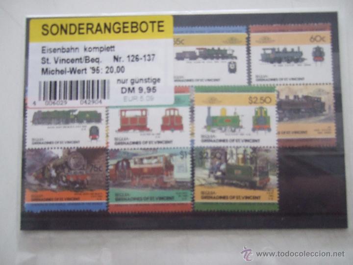 Sellos: BLOQUES DE SELLOS TRENES - Foto 1