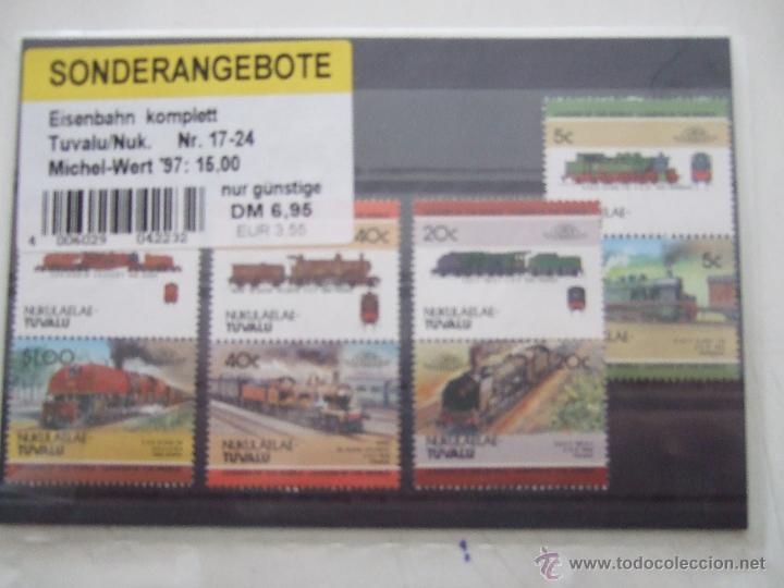 Sellos: BLOQUES DE SELLOS TRENES - Foto 1