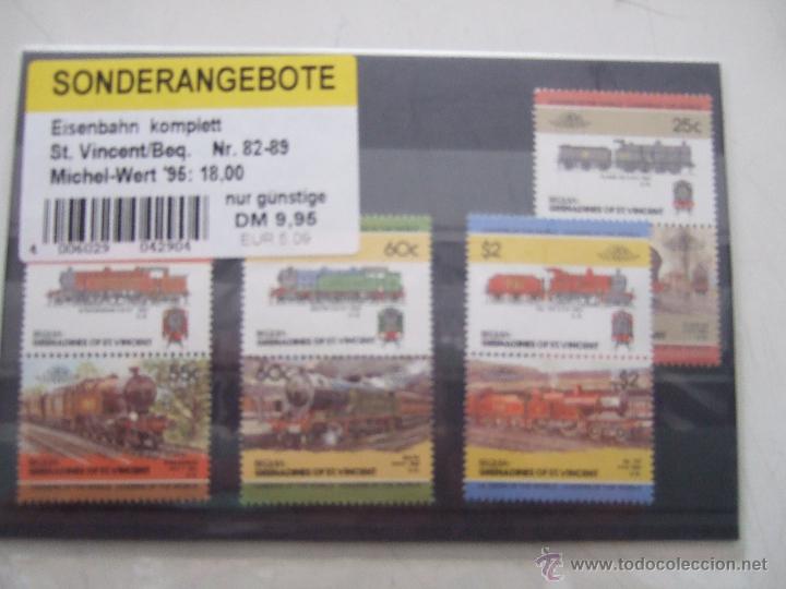 Sellos: BLOQUES DE SELLOS TRENES - Foto 1