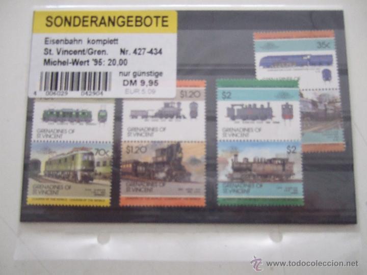 Sellos: BLOQUES DE SELLOS TRENES - Foto 1