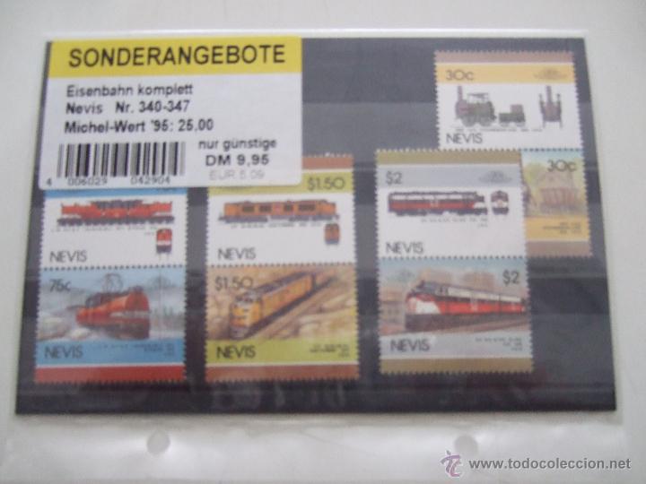 Sellos: BLOQUES DE SELLOS TRENES - Foto 1