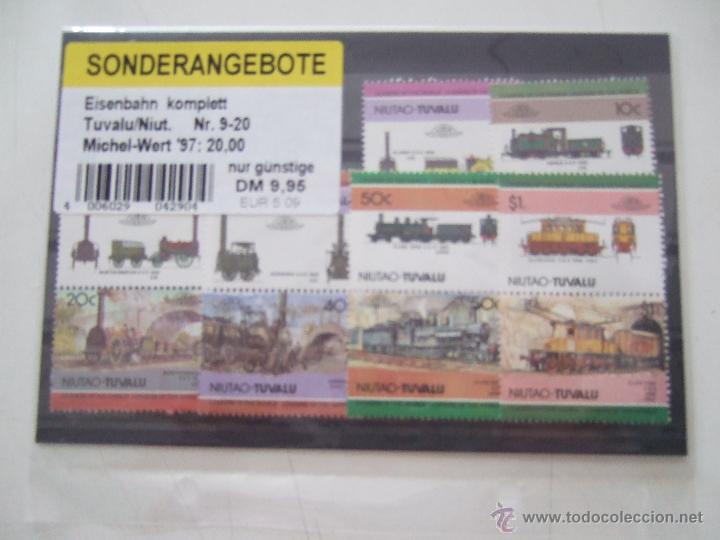 Sellos: BLOQUES DE SELLOS TRENES - Foto 1