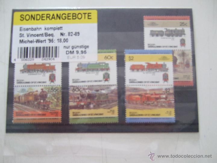 Sellos: BLOQUES DE SELLOS TRENES - Foto 1