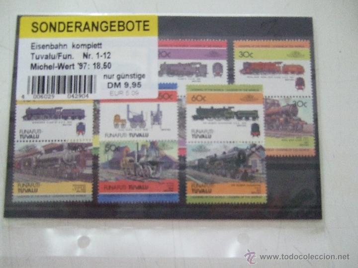 Sellos: BLOQUES DE SELLOS TRENES - Foto 1