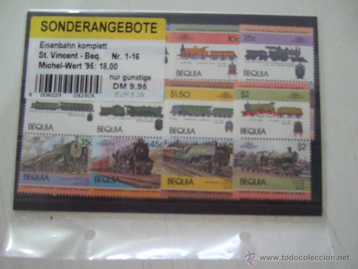 Sellos: BLOQUES DE SELLOS TRENES - Foto 1