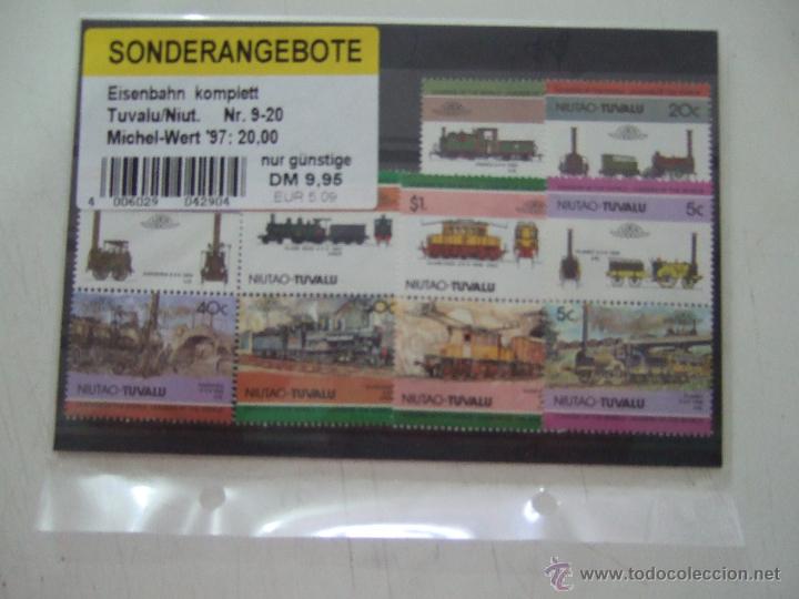 Sellos: BLOQUES DE SELLOS TRENES - Foto 1