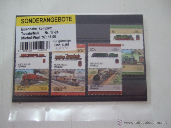 Sellos: BLOQUES DE SELLOS TRENES - Foto 1