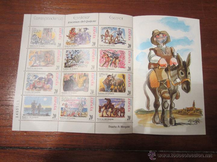 Sellos: Emision de sellos del quijote de mingote - Foto 1
