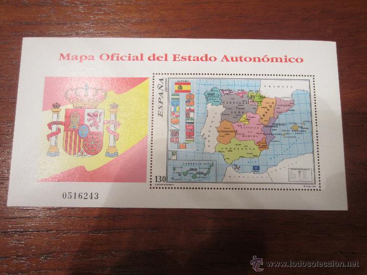 Sellos: mapa oficial del estado autonomico - Foto 1