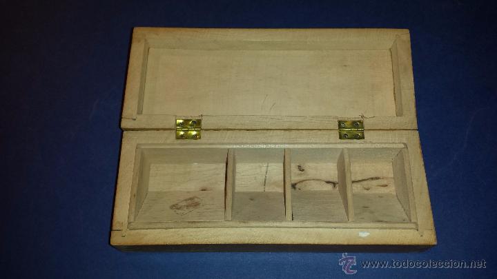 Sellos: ESTUCHE PARA SELLOS / CORREOS / CAJA DE MADERA - Foto 1