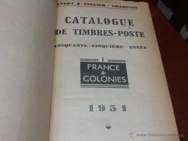 Sellos: Catalogue de timbres poste 1951 - Foto 2
