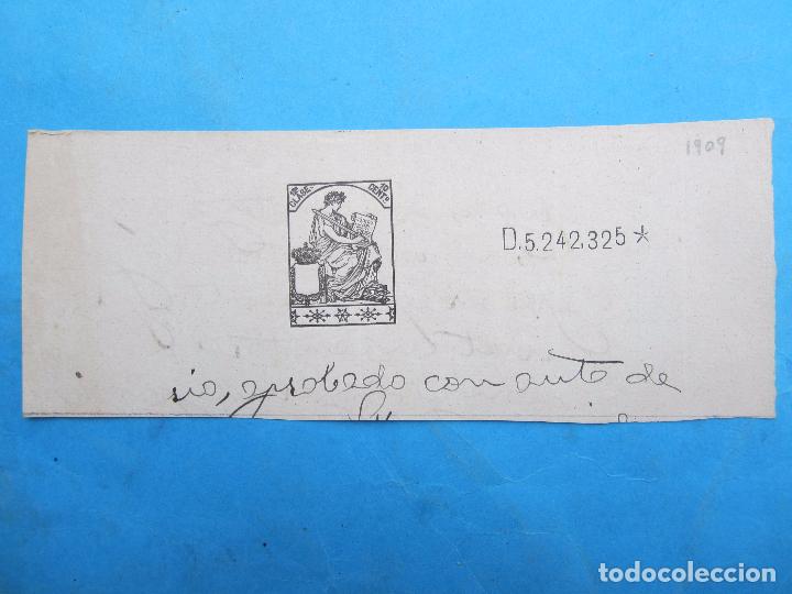Sellos: timbrologia , cabecera , 1909 - Foto 1
