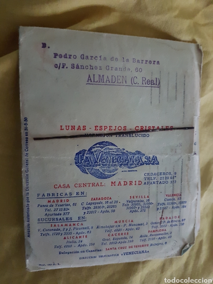 Sellos: Sobre publicitario Galvoglas - Foto 2