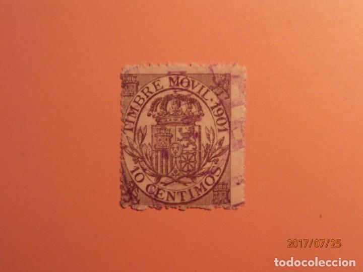 Sellos: 1901 - TIMBRE MOVIL - ESCUDO ESPA&Ntilde;A. - Foto 1