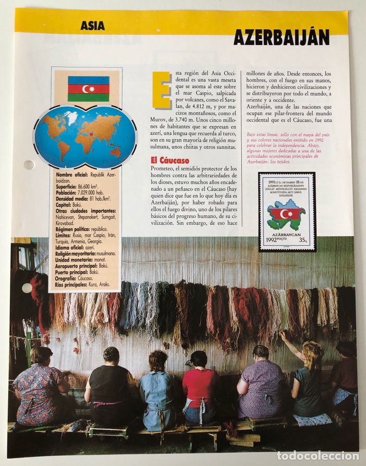 Sellos: Coleccionable filat&eacute;lico de Azerbaij&aacute;n - Foto 1