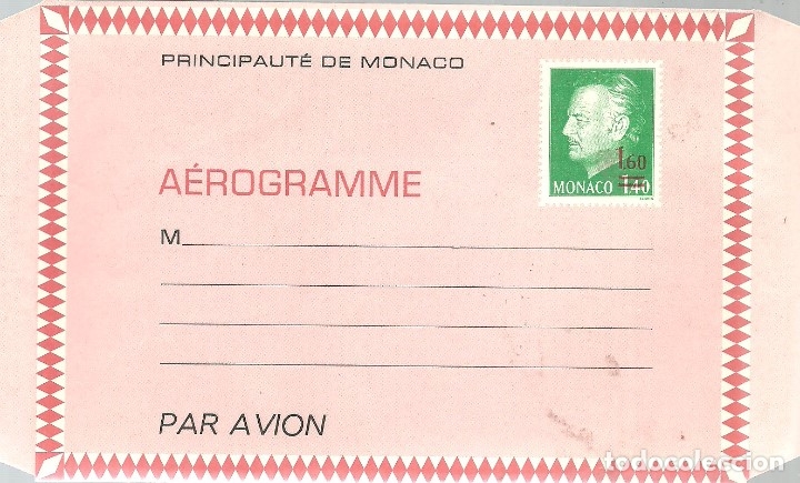 Sellos: AEROGRAMME MONACO - Foto 1