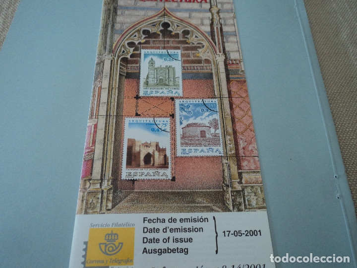 Sellos: INFORMACION DE CORREOS SOBRE ARQUITECTURA 2001 - Foto 1