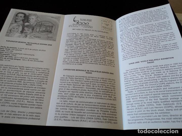 Sellos: INFORMACION FILATELICA DE CORREOS radios 2000 - Foto 2